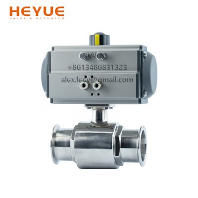 שסתום כדור סניטרי פנאומטי